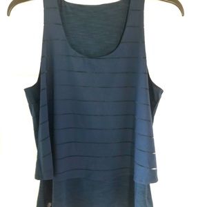 Athleta breezy layered tank